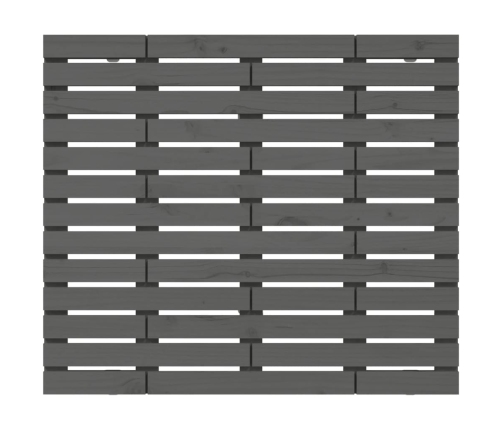 vidaXL sienas galvgalis, 81x3x91,5 cm, priedes masīvkoks