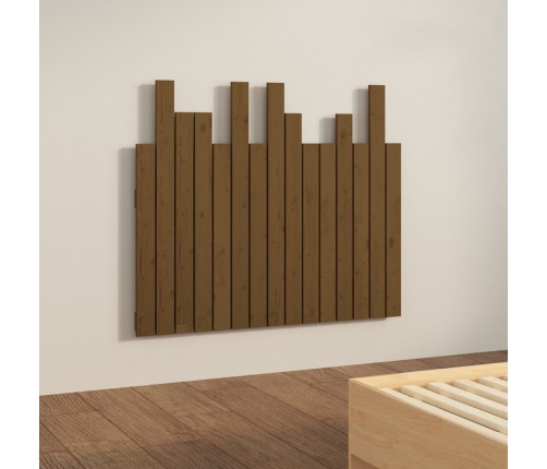 vidaXL galvgalis, medus brūns, 95,5x3x80 cm, priedes masīvkoks