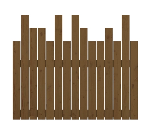 vidaXL galvgalis, medus brūns, 95,5x3x80 cm, priedes masīvkoks