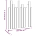vidaXL sienas galvgalis, 82,5x3x80 cm, priedes masīvkoks
