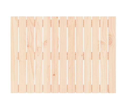 vidaXL sienas galvgalis, 82,5x3x60 cm, priedes masīvkoks