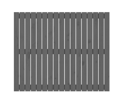 vidaXL sienas galvgalis, 108x3x90 cm, priedes masīvkoks