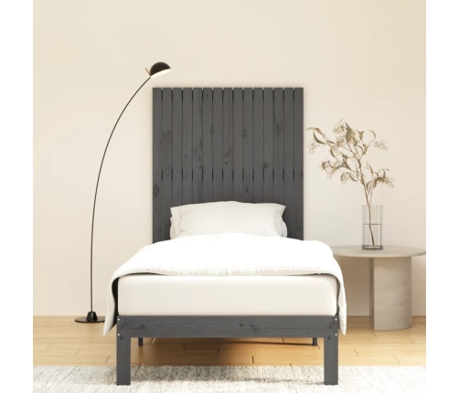 vidaXL sienas galvgalis, 95,5x3x110 cm, priedes masīvkoks