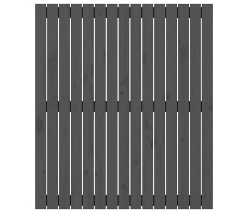 vidaXL sienas galvgalis, 95,5x3x110 cm, priedes masīvkoks
