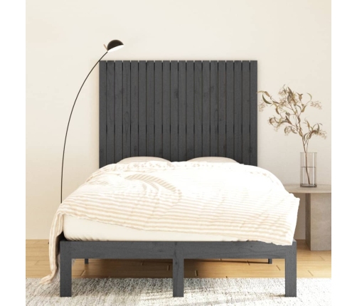 vidaXL sienas galvgalis, 127,5x3x110 cm, priedes masīvkoks