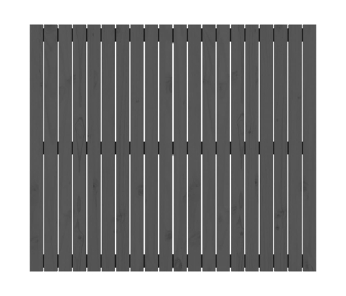 vidaXL sienas galvgalis, 127,5x3x110 cm, priedes masīvkoks