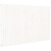 vidaXL sienas galvgalis, balts, 185x3x110 cm, priedes masīvkoks