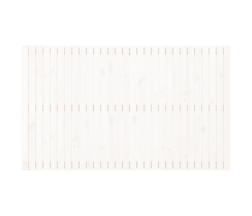 vidaXL sienas galvgalis, balts, 185x3x110 cm, priedes masīvkoks