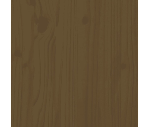 vidaXL sienas galvgalis, brūns, 185x3x110 cm, priedes masīvkoks