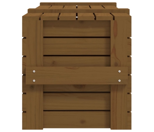 vidaXL uzglabāšanas kaste, brūna, 91x40,5x42 cm, priedes masīvkoks