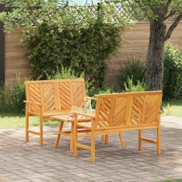 3 Daļu Dārza Atpūtas Komplekts Cietā Koka Akācija Vidaxl
