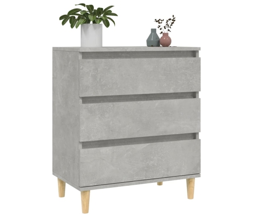 vidaXL plaukts, betona pelēks, 60x35x70 cm, inženierijas koks