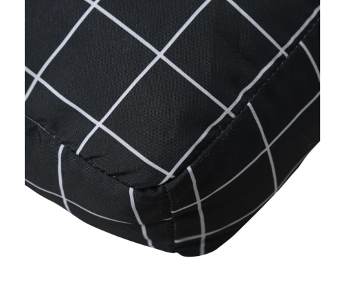 vidaXL palešu dīvāna spilvens, 80x40x12 cm, četrstūru raksts, audums