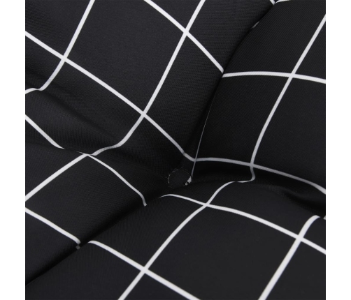 vidaXL palešu dīvāna spilvens, 80x40x12 cm, četrstūru raksts, audums