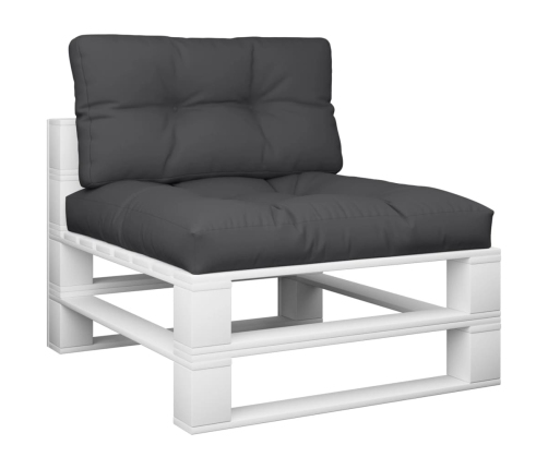 vidaXL palešu spilveni, 2 gab., audums, melns