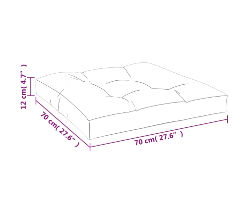 vidaXL palešu spilveni, 2 gab., audums, melns