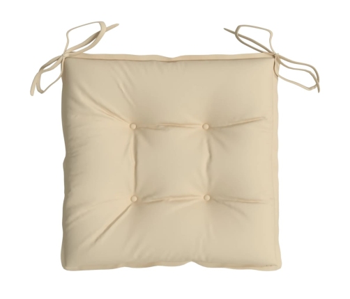 vidaXL palešu matrači, 6 gab., bēši, 50x50x7 cm, audums