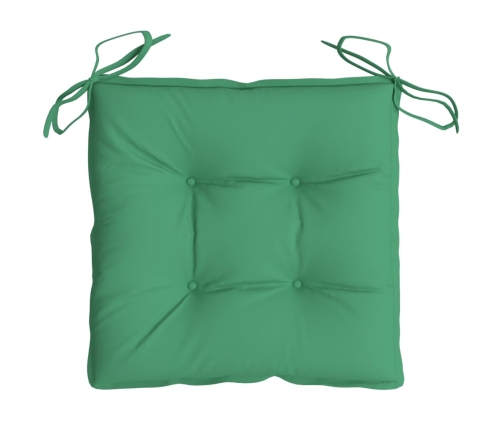 vidaXL palešu matrači, 6 gab., zaļi, 50x50x7 cm, audums