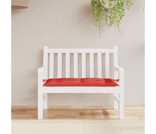 vidaXL dārza sola matracis, 100x50x7 cm, audums, sarkans