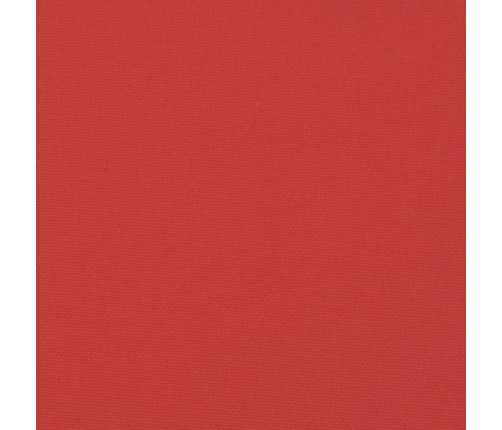 vidaXL dārza sola matracis, 100x50x7 cm, audums, sarkans