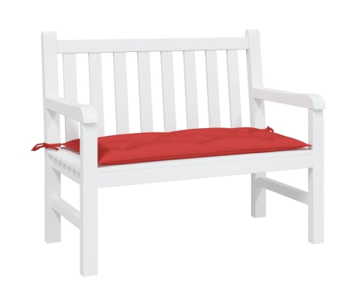 vidaXL dārza sola matracis, 100x50x7 cm, audums, sarkans