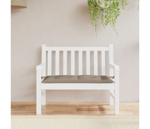 vidaXL dārza sola matracis, 100x50x7 cm, audums, pelēkbrūns