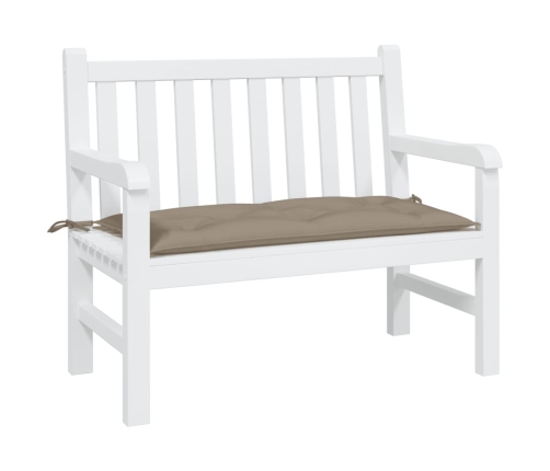 vidaXL dārza sola matracis, 100x50x7 cm, audums, pelēkbrūns