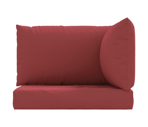 Palešu Spilveni, 3 Gab., Vīnsarkans Oksforda Audums Vidaxl