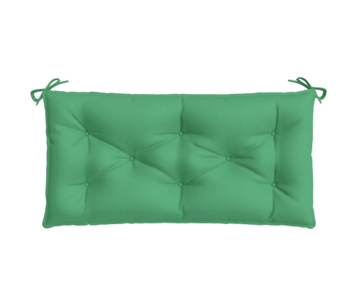 vidaXL dārza sola matracis, 110x50x7 cm, audums, zaļš