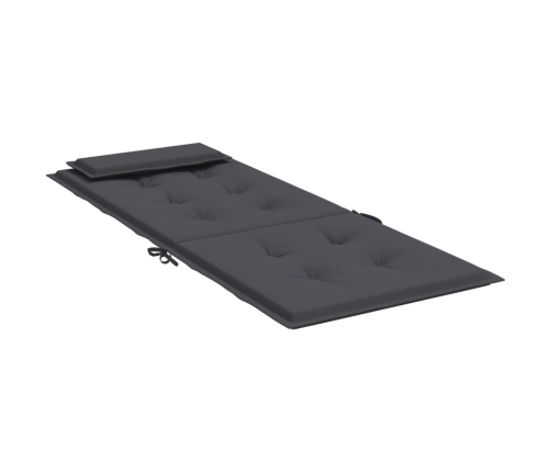 vidaXL dārza krēslu spilveni, 4 gab., oksforda audums, pelēki