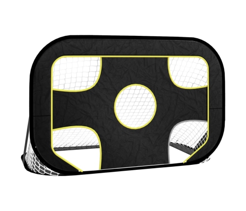 vidaXL futbola vārti ar mērķi, 120x80x80 cm, poliesters