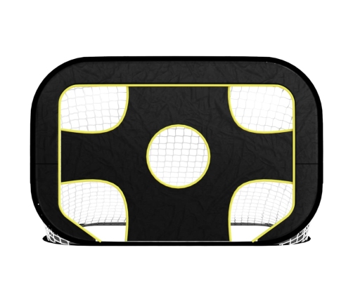 vidaXL futbola vārti ar mērķi, 120x80x80 cm, poliesters