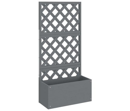 vidaXL vīteņaugu režģis ar puķu kasti, 2 gab., 65x33x135 cm, WPC