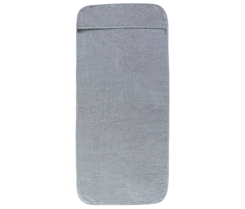 vidaXL pludmales dvieļi, 2 gab., 60x135 cm, audums 400 g/m2, pelēki