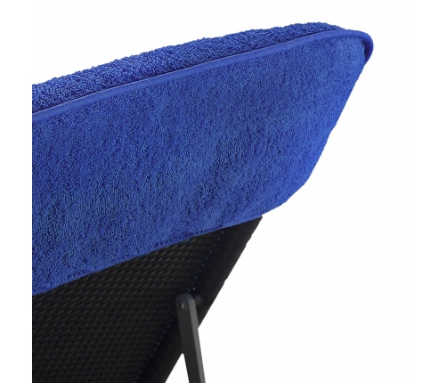 vidaXL pludmales dvieļi, 2 gab., 60x135 cm, audums, 400 g/m2, zili