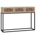 vidaXL konsoles galdiņš, 105x30x75cm, inženierijas koks, dzelzs