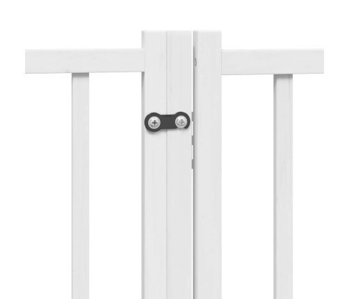 vidaXL suņu vārti ar durvīm salokāmi 6 paneļi 300 cm egles masīvkoks