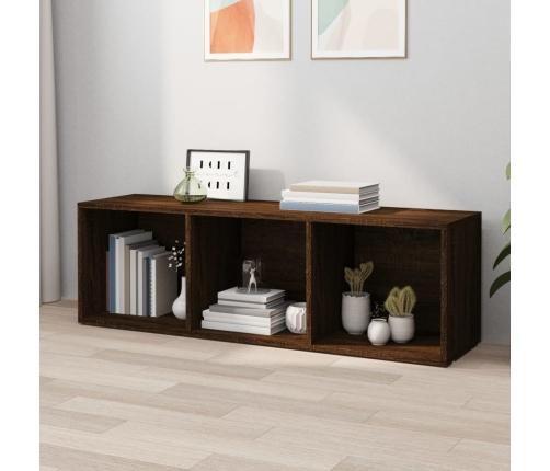 vidaXL grāmatu plaukts/TV plaukts, ozolkoka krāsa, 36x30x114 cm