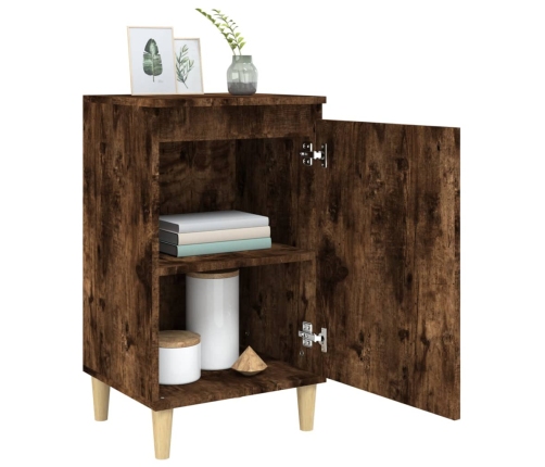 vidaXL naktsskapīši, 2 gb., koka krāsa, 40x35x70 cm, inženierijas koks