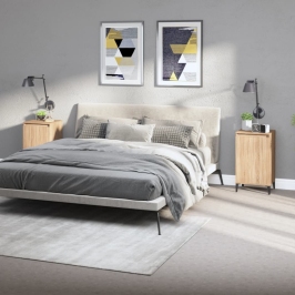 Naktsskapīši, 2 Gb., Koka Krāsa, 40X35X70 Cm, Inženierijas Koks Vidaxl