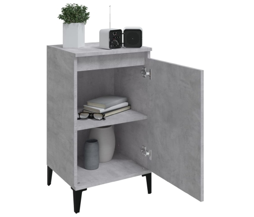 vidaXL naktsskapīši, pelēki, 2 gab., 40x35x70 cm, inženierijas koks