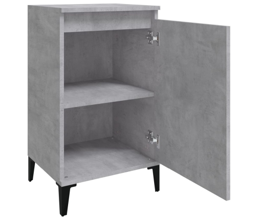 vidaXL naktsskapīši, pelēki, 2 gab., 40x35x70 cm, inženierijas koks