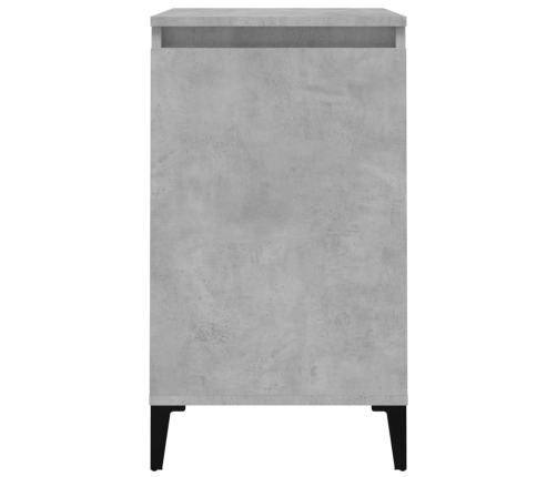 vidaXL naktsskapīši, pelēki, 2 gab., 40x35x70 cm, inženierijas koks