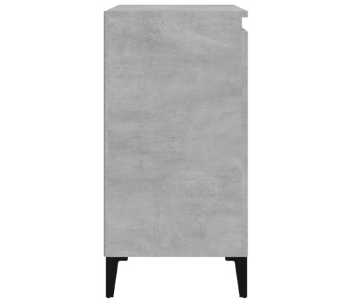 vidaXL naktsskapīši, pelēki, 2 gab., 40x35x70 cm, inženierijas koks
