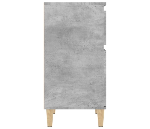 vidaXL naktsskapītis, betona pelēks, 40x35x70 cm