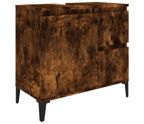 vidaXL vannasistabas skapītis, ozola, 65x33x60 cm, inženierijas koks