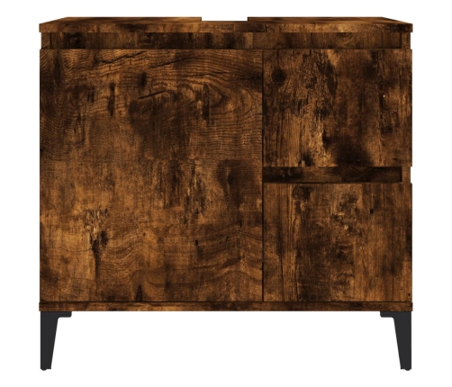 vidaXL vannasistabas skapītis, ozola, 65x33x60 cm, inženierijas koks