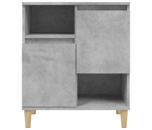 vidaXL plaukts, betona pelēks, 60x35x70 cm, inženierijas koks