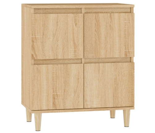 vidaXL kumode, ozolkoka krāsā, 60x35x70 cm, inženierijas koks