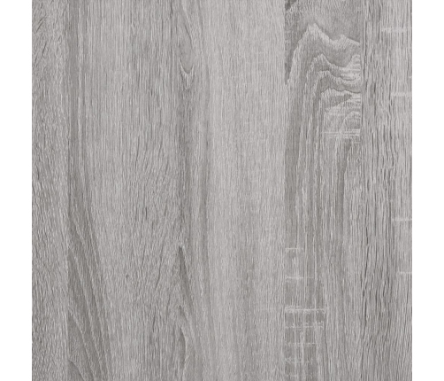 vidaXL izlietnes skapītis, pelēks, 80x33x60 cm, inženierijas koks